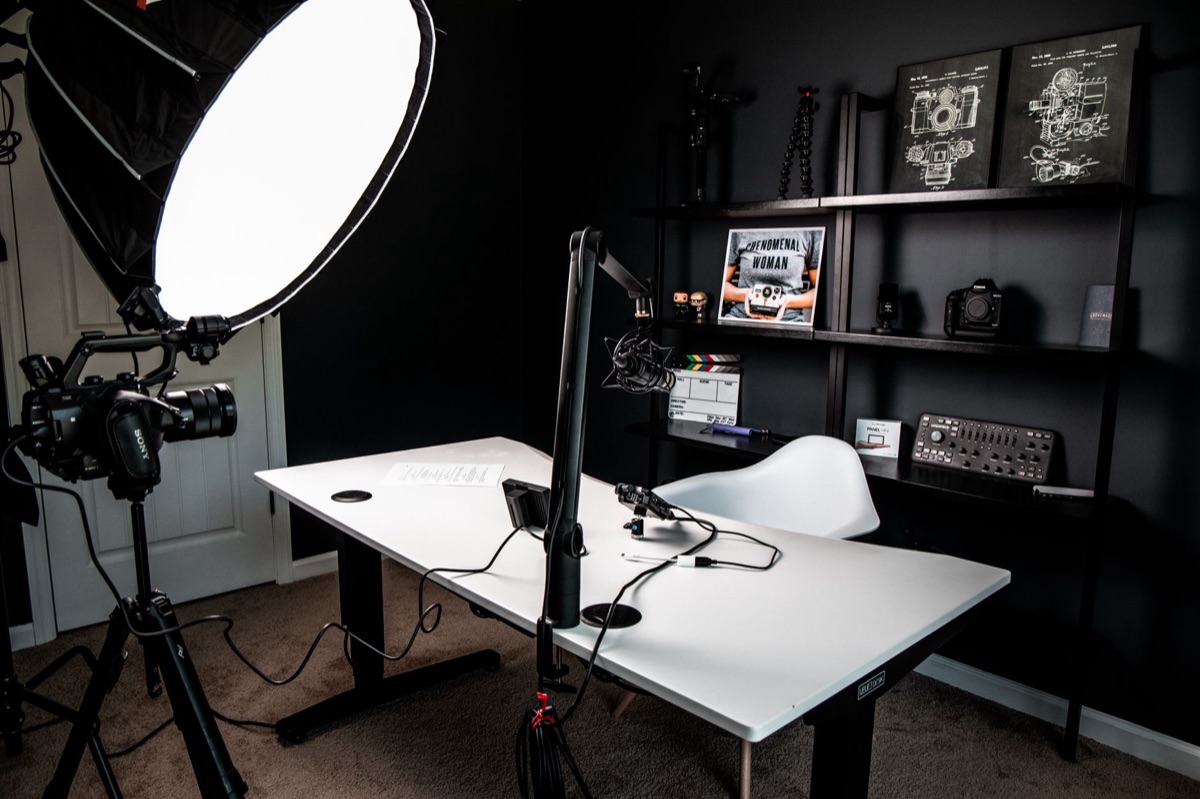 Anime studio interior