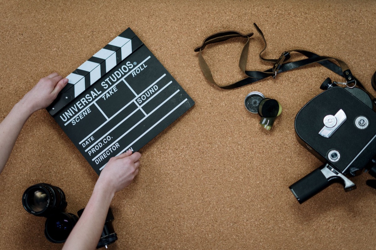 director uses storyboard for animation