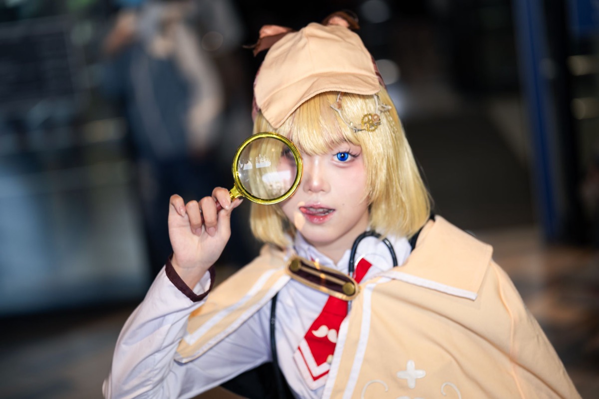 Escena de un anime de misterio