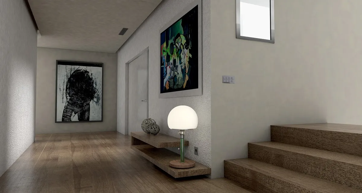 hallway, corridor, entrance, entrance hall, light space, gallery, living room, apartment, graphic, rendering, architecture, 3d visualization, real estate, 3d, a